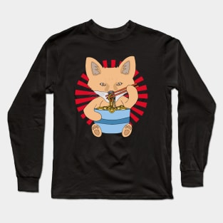 Fox Ramen Long Sleeve T-Shirt